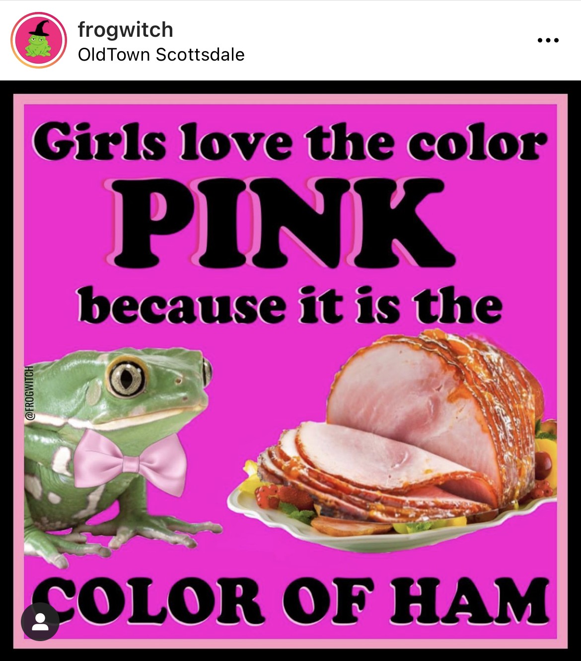 Pink color of ham 💖 