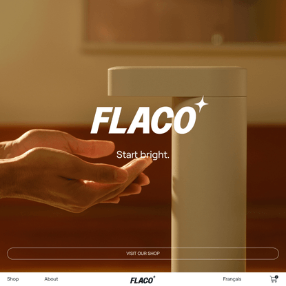 Flaco - Hand Sanitizer dispenser - Start Bright