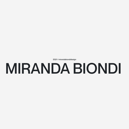 Miranda Biondi | Home