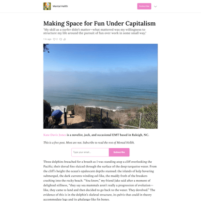 Making Space for Fun Under Capitalism