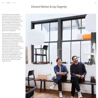 Barber Osgerby — Studio