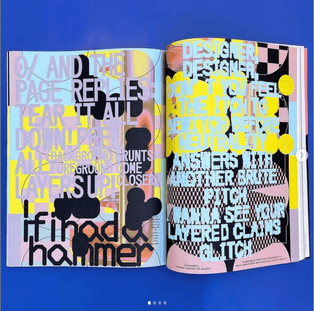 typographic spreads in @formdesignmagazine by @aeni.kaiser 😍