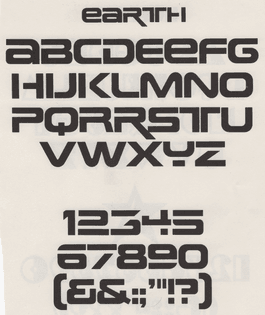 Earth Typeface (1978?)