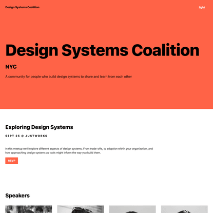Design Systems Coalition NYC