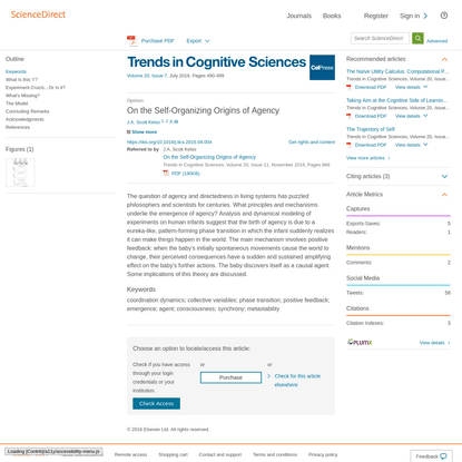 On the Self-Organizing Origins of Agency - ScienceDirect