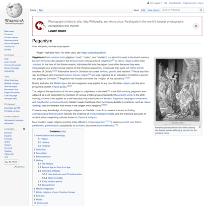 Paganism - Wikipedia