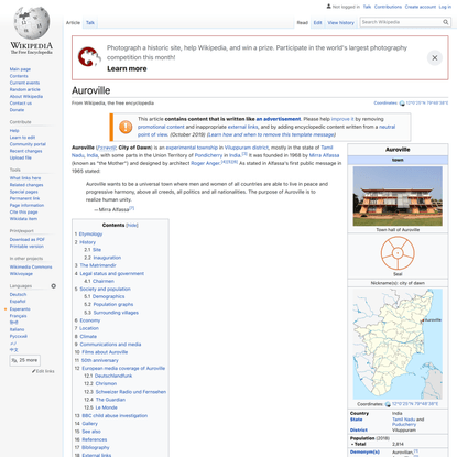 Auroville - Wikipedia