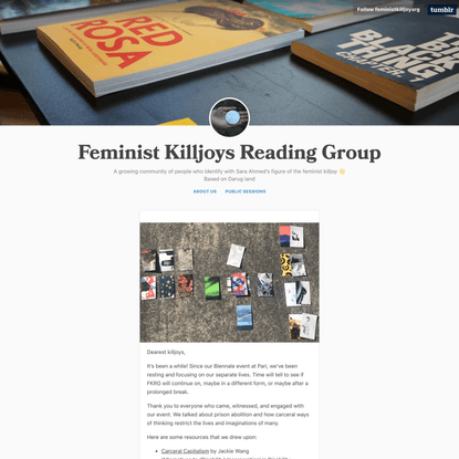 Feminist Killjoys Reading Group