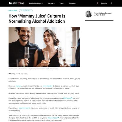 ‘Mommy Juice’ Normalizing Alcohol Addiction for Women