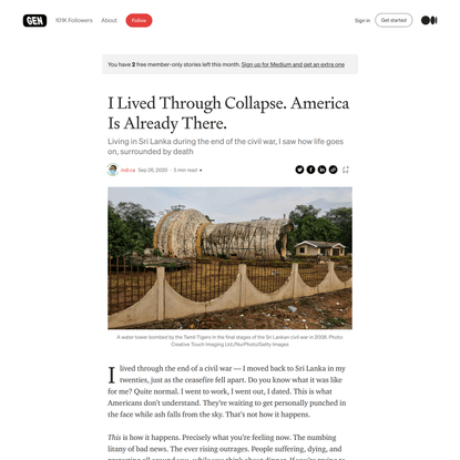 I Lived Through Collapse. America Is Already There.