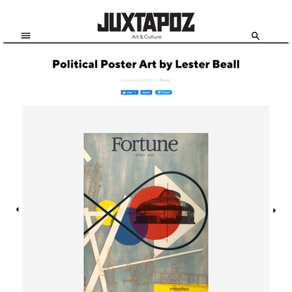 Juxtapoz Magazine - Political Poster Art by Lester Beall
