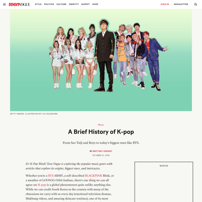 A Brief, Condensed History of K-pop