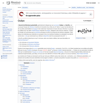 Oulipo — Wikipédia