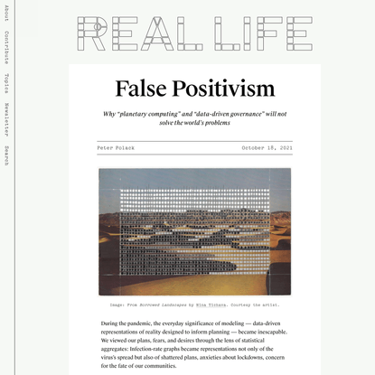 False Positivism — Real Life