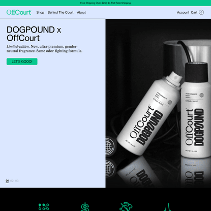 OffCourt: Men’s Body Spray | Aluminum Free | Irresistible Fresh Scent