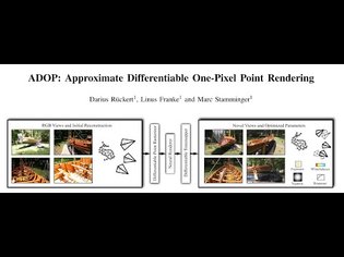 ADOP: Approximate Differentiable One-Pixel Point Rendering