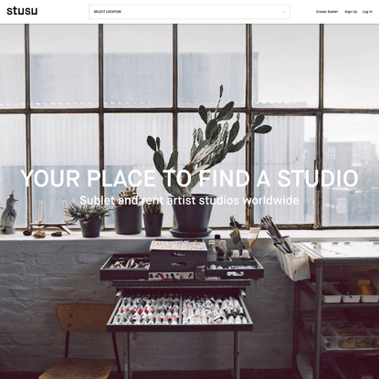 stusu — studio sublet