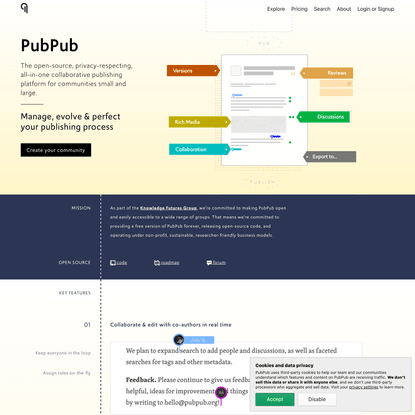 PubPub · Community Publishing