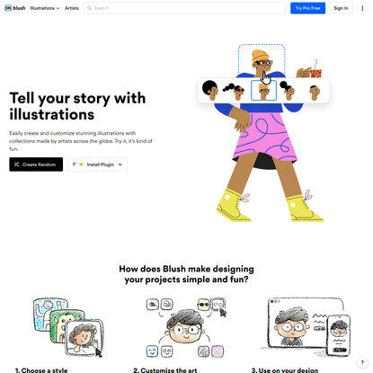 Blush: Illustrations for everyone