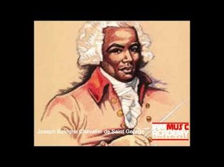 Joseph Bologne Chevalier De Saint Georges( The Black Mozart) Black Classical Composer