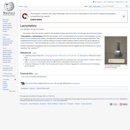 Lacrymatory - Wikipedia