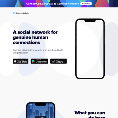 Connect club - A social network for genuine human connections