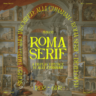 Roma Serif, Alli Cunanan, Type Department