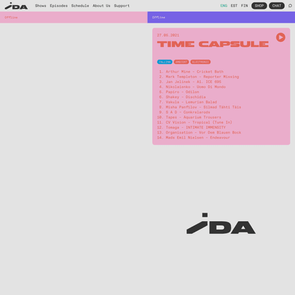Time Capsule 2021-05-27 | IDA Radio