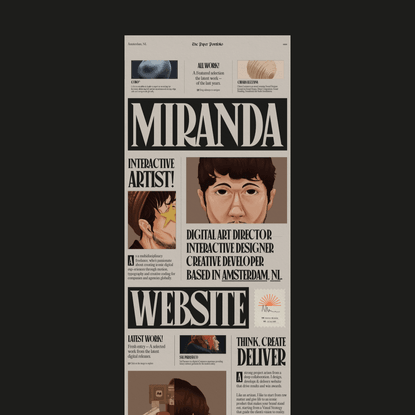 Miranda - Paper Portfolio