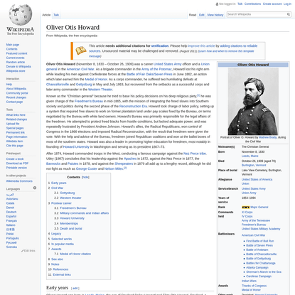 Oliver Otis Howard - Wikipedia