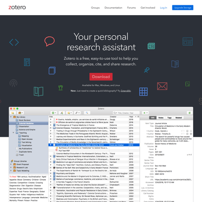 Zotero | Your personal research assistant