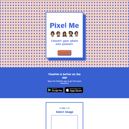 PixelMe : Convert your photo into pixelart.
