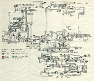Super Metroid Developer's Map