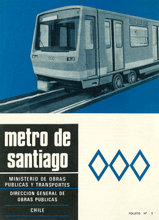 Folleto Nº2 Metro de Santiago, MOP, 1972