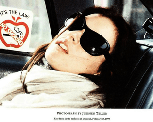 Kate Moss by Juergen Teller, 1999