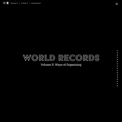World Records - Vol II