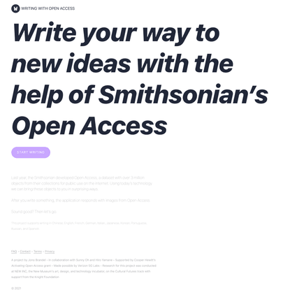Writing with Open Access