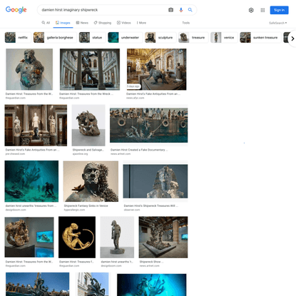 damien hirst imaginary shipwreck - Google Search