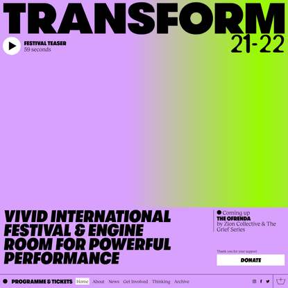 Transform Festival