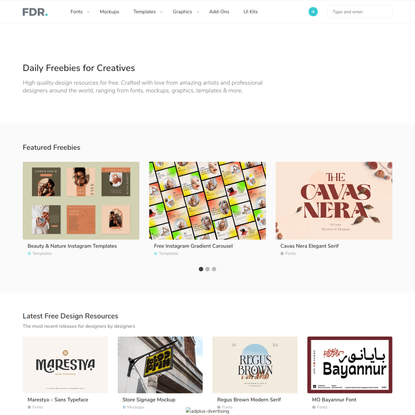 Free Design Resources – Daily Freebies for Creatives