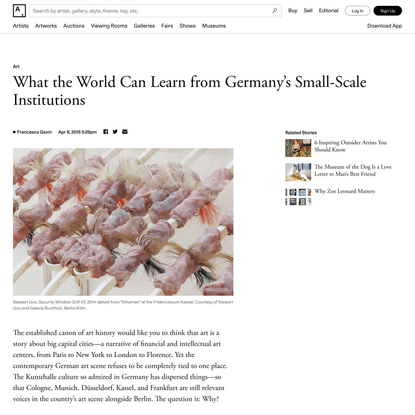 What the World Can Learn from Germany’s Small-Scale Institutions