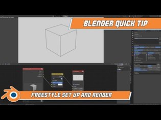 Quick Tip - enabling Freestyle in Blender 2.83+