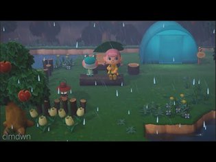 Full Animal Crossing Soundtrack + Rain Sounds (5 HOURS) (Music to Relax/Study to)