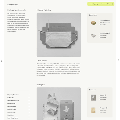 It’s Important to Recycle | Recycling Instructions | Soft Services | Treatments for the Skin on Your Body
