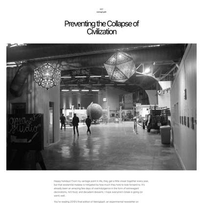 Preventing the Collapse of Civilization — brandur.org