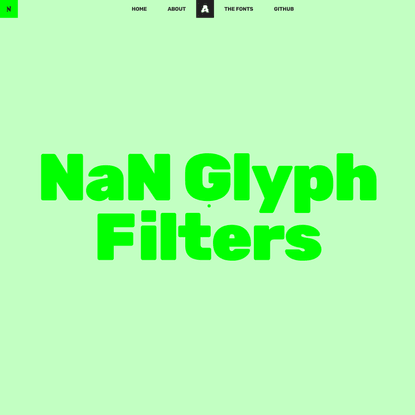NaN Glyph Filters