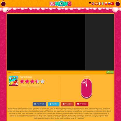 Paint Online - A free draw, art and creativity game for kids