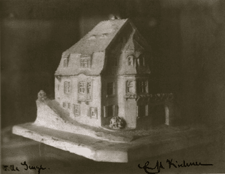 Ernst Ludwig Kirchner, Plaster model of the Vila Junge, 1903/04