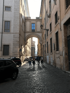 Arches on the streets of Rome