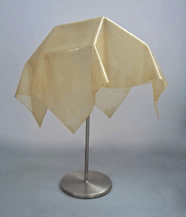 Lampe de table drapée Valenti 1960